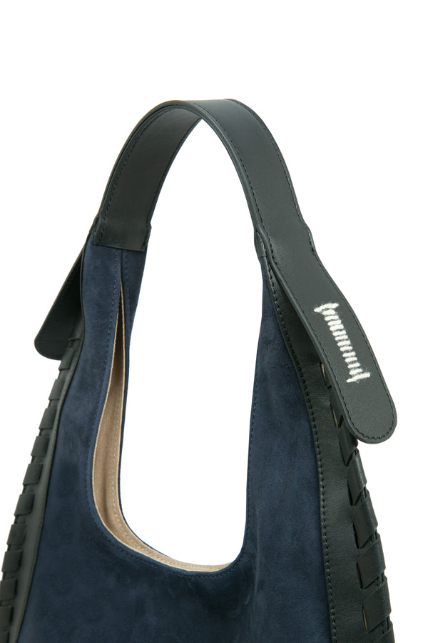 Lulu 8 Medium Navy Suede